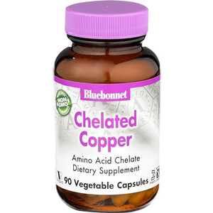 Медь (Helated Copper), 60 табл. - для усвоения железа и коллагена.