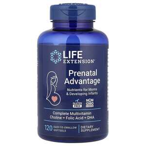 Пренатальный комплекс (Prenatal Advantage), 120 капс. — для мамы и малыша.