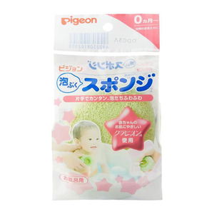 Губка для купания младенцев — создаёт нежную пену без мыла, мягкий уход.
