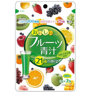 Аодзиру (фруктовый зелёный сок), 30 порц. - детокс, клетчатка, витамины и минералы из овощей и фруктов