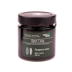 MAGIC HERBS, Пихтэль - концентрат пихтовой лапки (Abies sibirica), 235 г - натуральный источник железа, иммунная поддержка и детокс