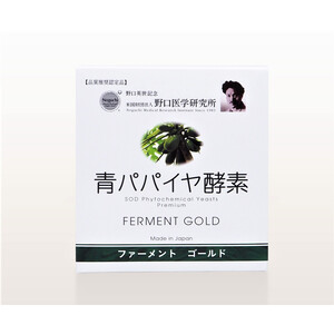 NOGUCHI, SOD Ferment Gold, 30 стиков × 3 г - ферментированный экстракт дыни с СОД, ресвератролом и витамином С для антиоксидантной защиты и долголетия, вкус папайи