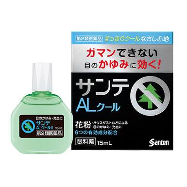 Santen, Капли для глаз с охлаждающим эффектом, индекс свежести 4, 15 мл - от аллергии