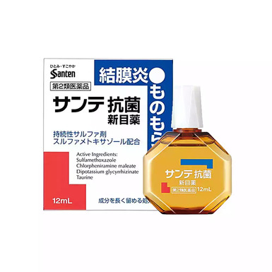 Santen, Капли для глаз антибактериальные, индекс свежести 0, 10 мл - от воспаления и раздражения