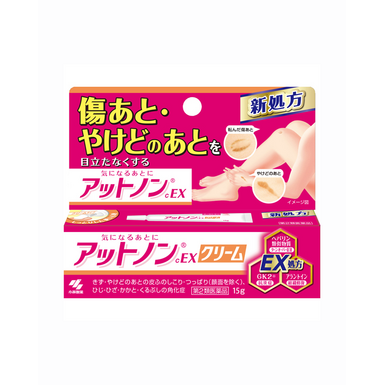 KOBAYASHI, Атнон EX, Крем для ухода за рубцами и огрубевшей кожей, 15 г