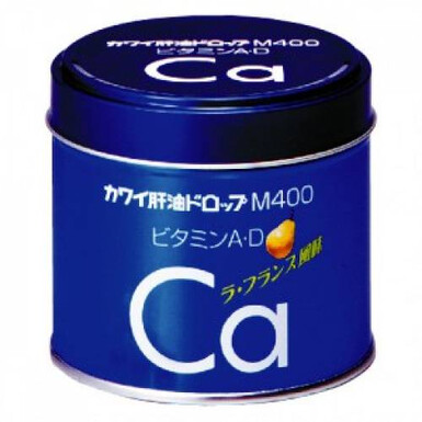 KAWAI, Грушевый кальций, 180 жевательных таблеток — поддержка костей и зрения для детей от 1 года