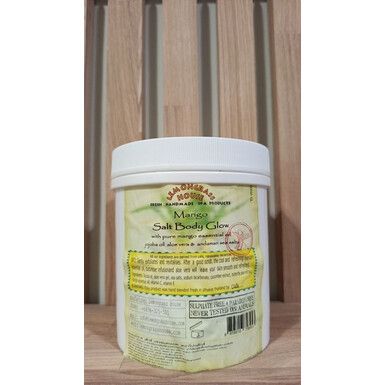 LEMONGRASS HOUSE, Скраб для тела «Mango Salt Body Glow» с маслом жожоба, алоэ вера и солями Андаманского моря, 1000 г