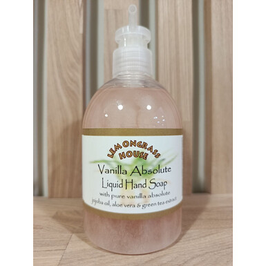 LEMONGRASS HOUSE, Жидкое мыло для рук с абсолютом ванили, с маслом жожоба, экстрактами алоэ вера, зелёного чая и огурца, 300 мл