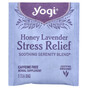 YOGI TEA, Успокаивающий чай «Honey Lavender Stress Relief» (Мёд и Лаванда), без кофеина, органический, 16 пакетиков, 29 г