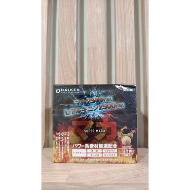DAIKEN, Super Maca & Arginine – комплекс с перуанской макой (2500 мг), L-цитруллином (2500 мг) и цинком, 15 пакетиков по 7.4 г (111 г)