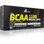 OLIMP SPORT NUTRITION, Profi BCAA 1100 Mega Caps – польский комплекс BCAA (лейцин, валин, изолейцин) с витамином В6, 120 капсул