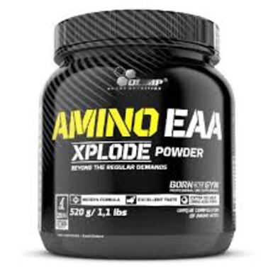 OLIMP SPORT NUTRITION, EAA Xplode Powder, вкус «Фруктовый пунш» (Fruit Punch), полноценный комплекс незаменимых аминокислот (EAA) с молочным белком, 520 г (43 порции)